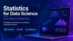 Statistik für Data Science – Lerne die Grundlagen mit echten Beispielen